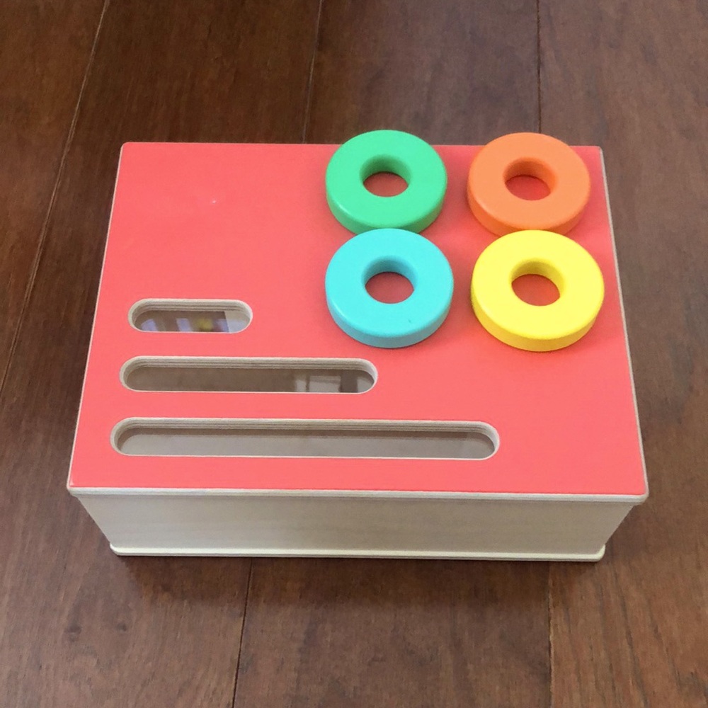 Lovevery Wooden Box with Coins